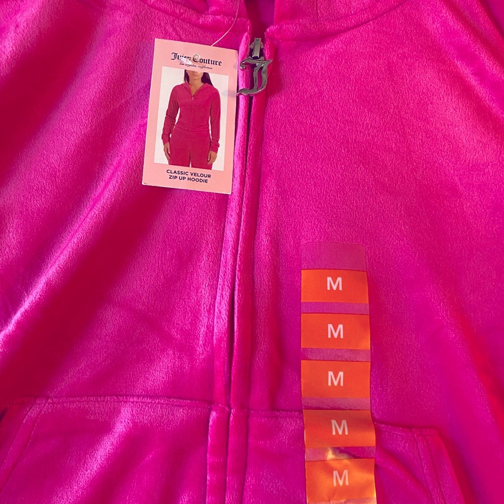 COPY - Juicy Couture Bling Velour Track Suit -Pink(Size M) 💖💖Offers Welcome💖💖 - Picture 7 of 16